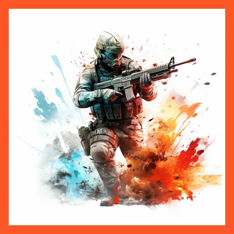 Gaming Art CoD BF 2042 BF4 BF3 BF2