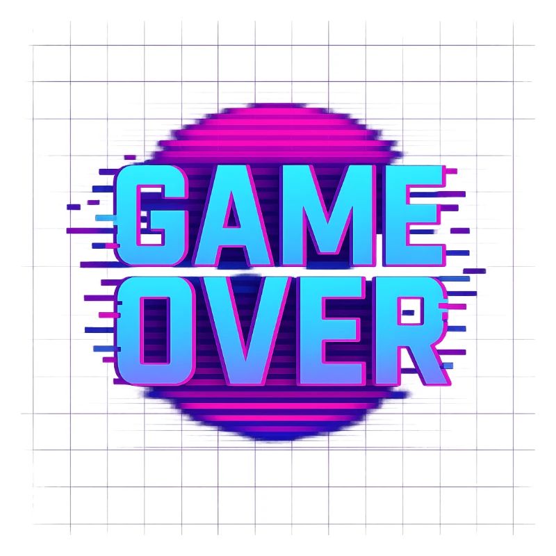 Game Over – Retro Glitch Arcade