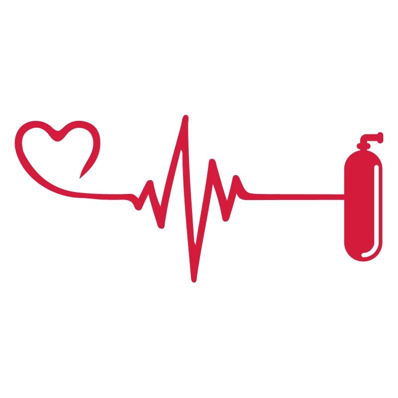 Oxygen Diving Pulse Heart