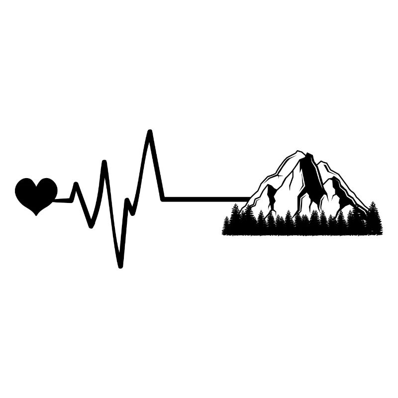 Mountains Pulse Heart