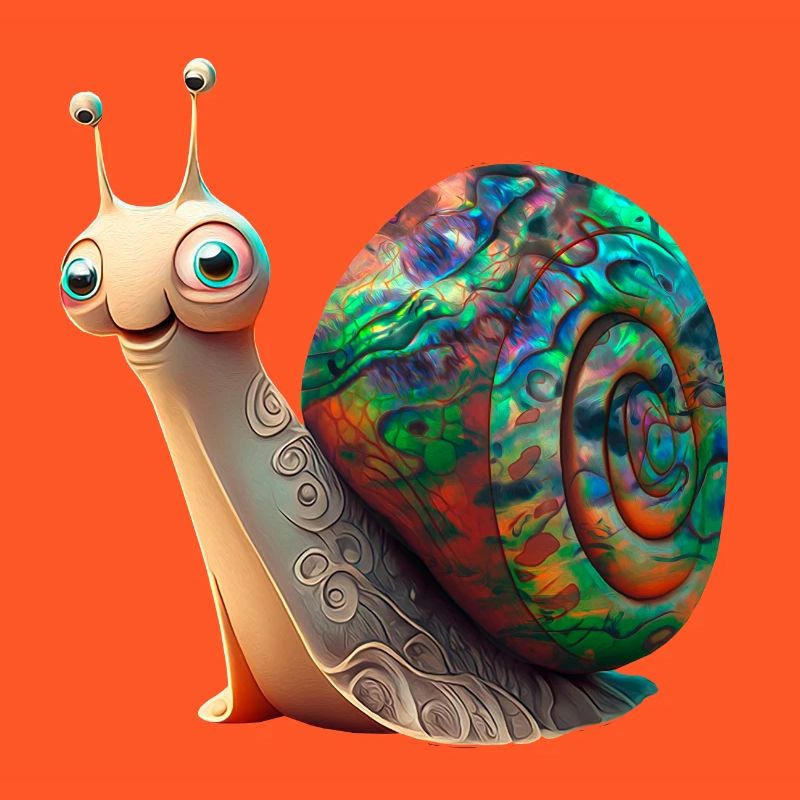 Opal Snail - Opal Snail Shell