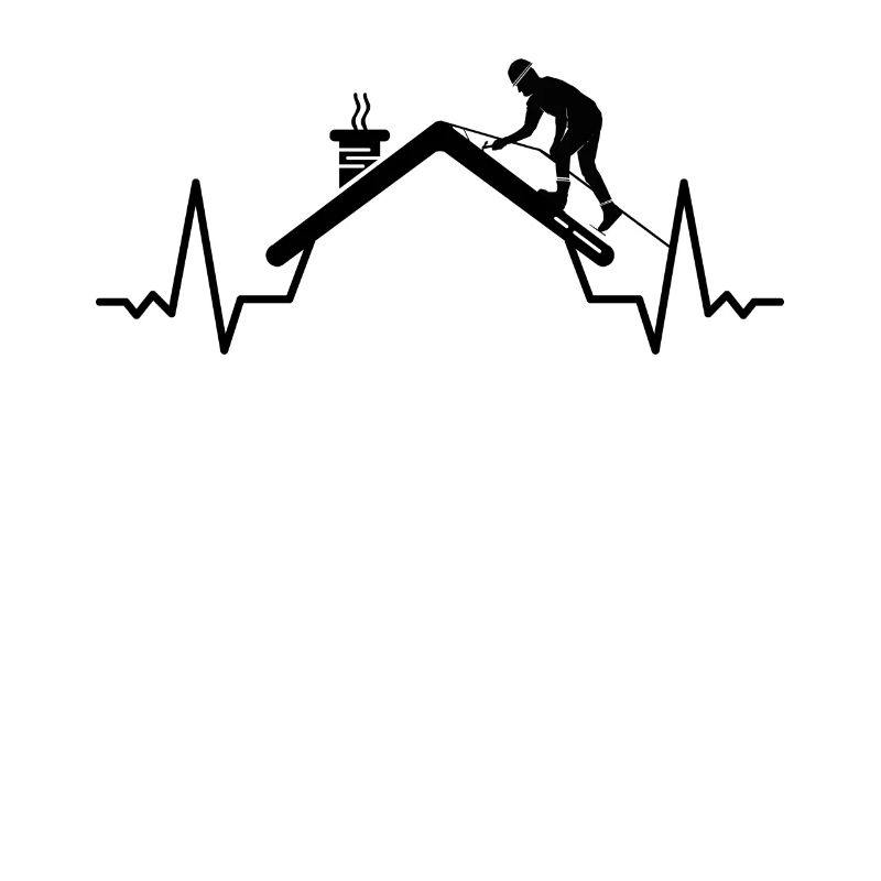 Dachdeckerin Handwerker Herzschlag Dachdecker