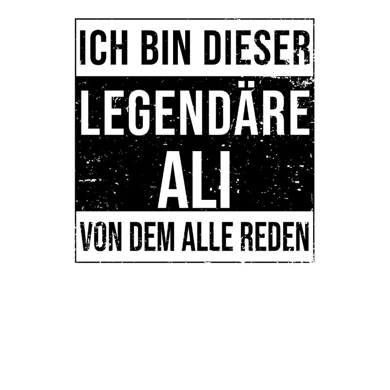 I'm this legendary for Ali