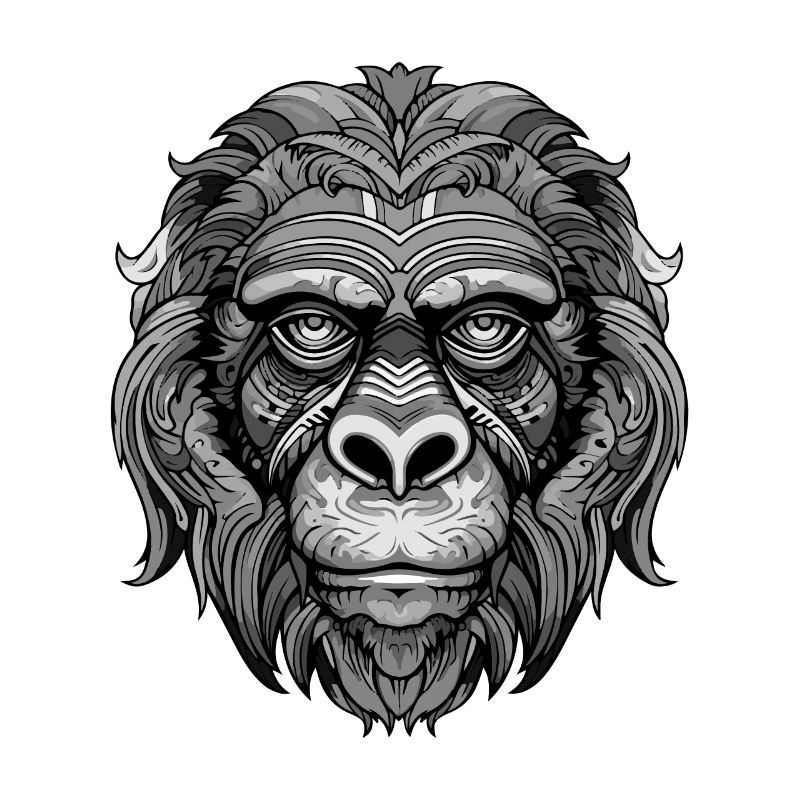 Portrait de gorille