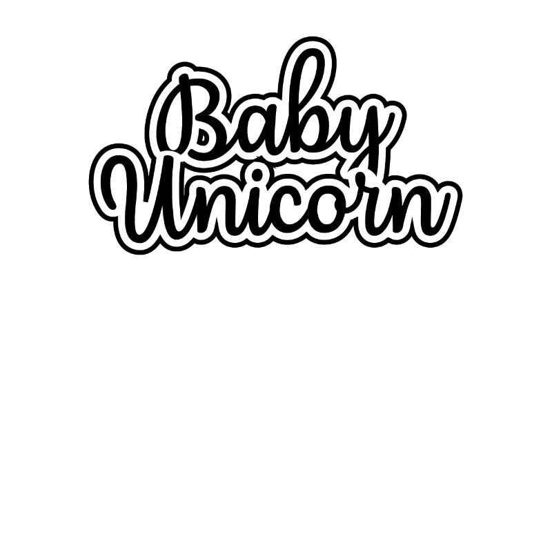 Bébé Einhorn Licorne
