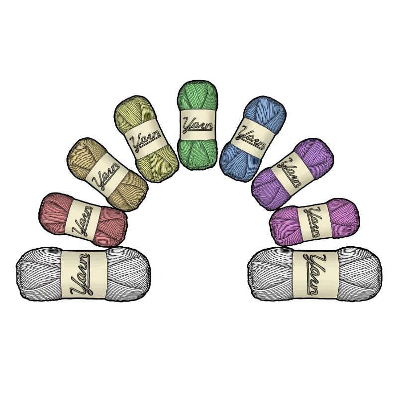 Regenbogen oder Garn