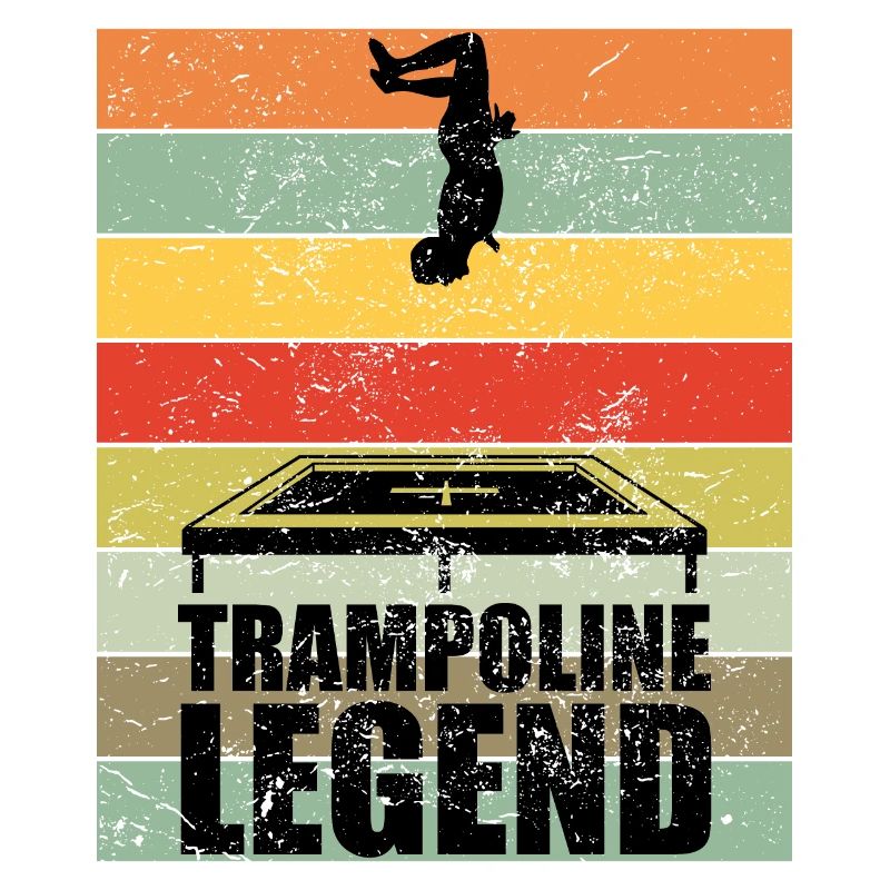 Trampoline Legend Trampoline Jump Retro Gift