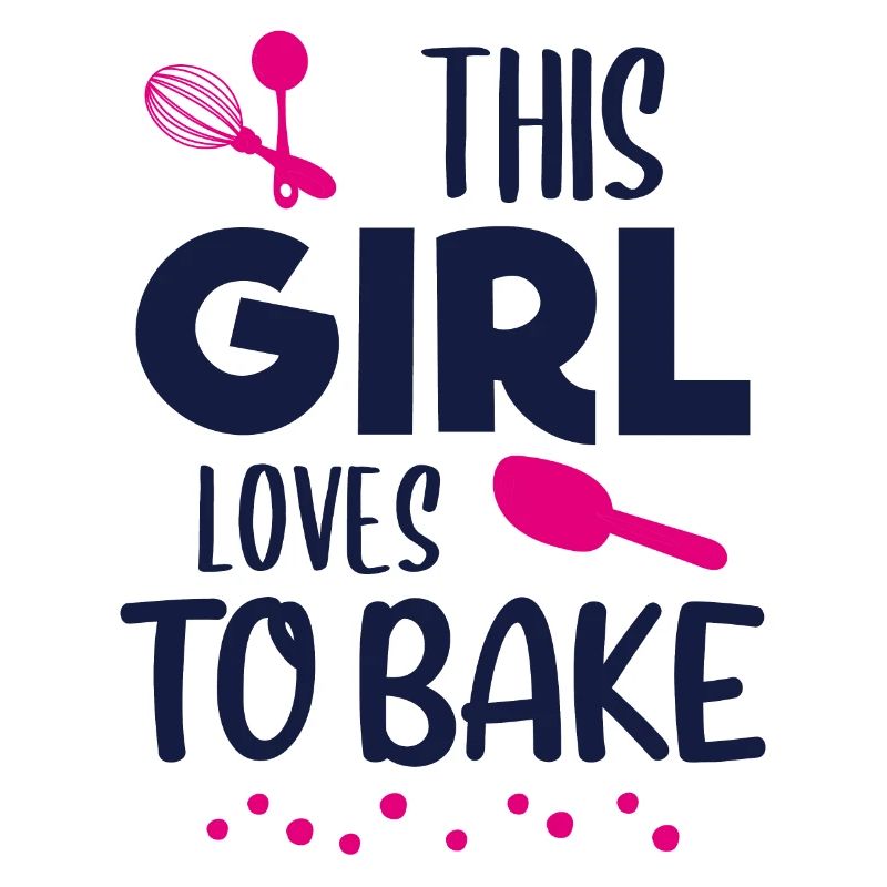 Backen Mädchen Spruch Bäckerin Bäckerei Geschenk