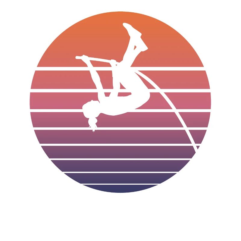Saut à la perche Athlétisme Rétro cadeau