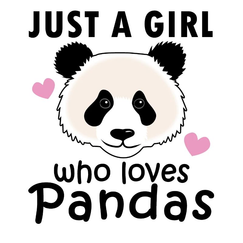 Mädchen Panda Spruch Geschenk Damen Kinder