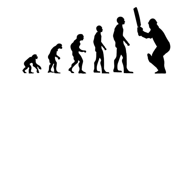 Joueur de cricket Fans De Cricket Evolution Cadeau