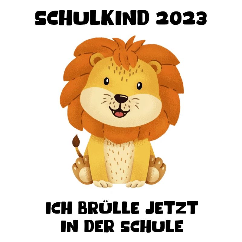 Schulkind 2023 Löwe Deko Einschulung Erstklässler