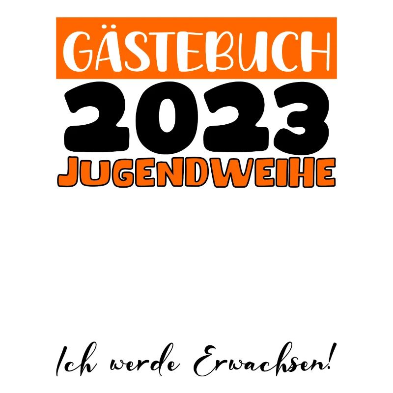 Jugendweihe 2023 Gästebuch Mädchen Jungen Fun Deko