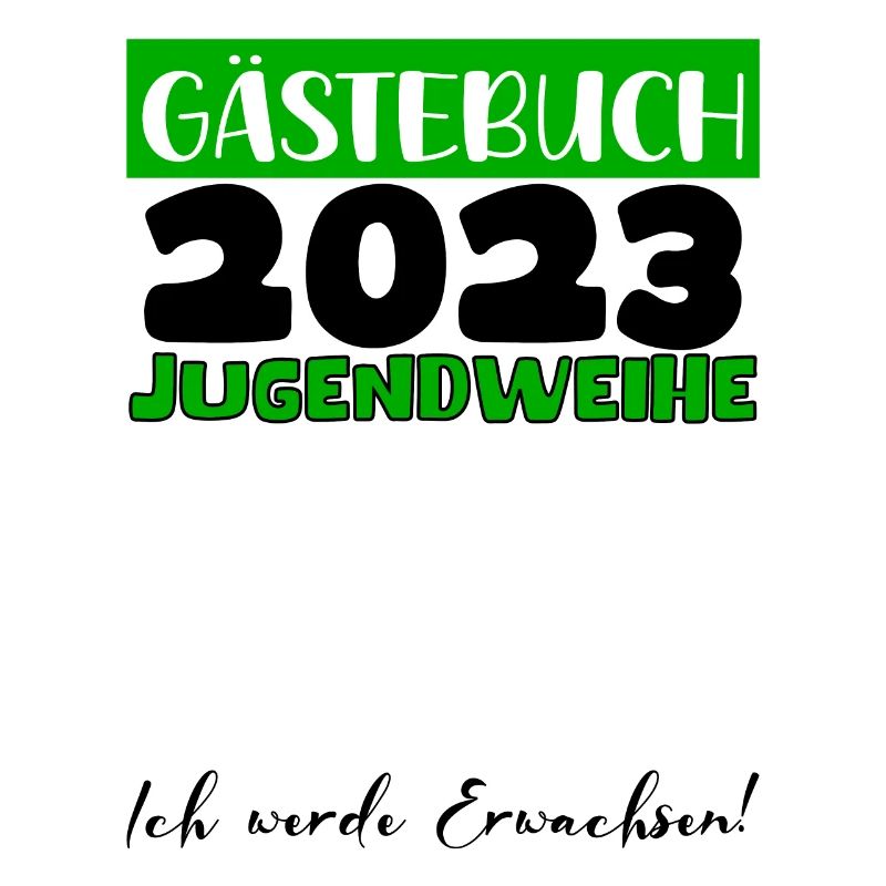 Jugendweihe 2023 Gästebuch Mädchen Jungen Fun Deko