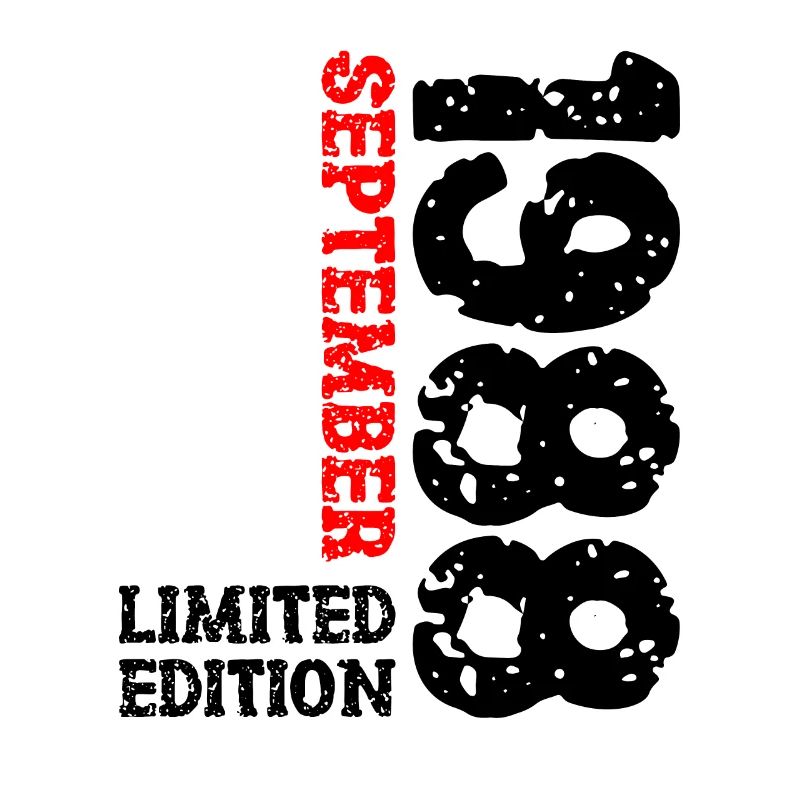 1988 Septembre Édition Limitée 35th Birthday Deco