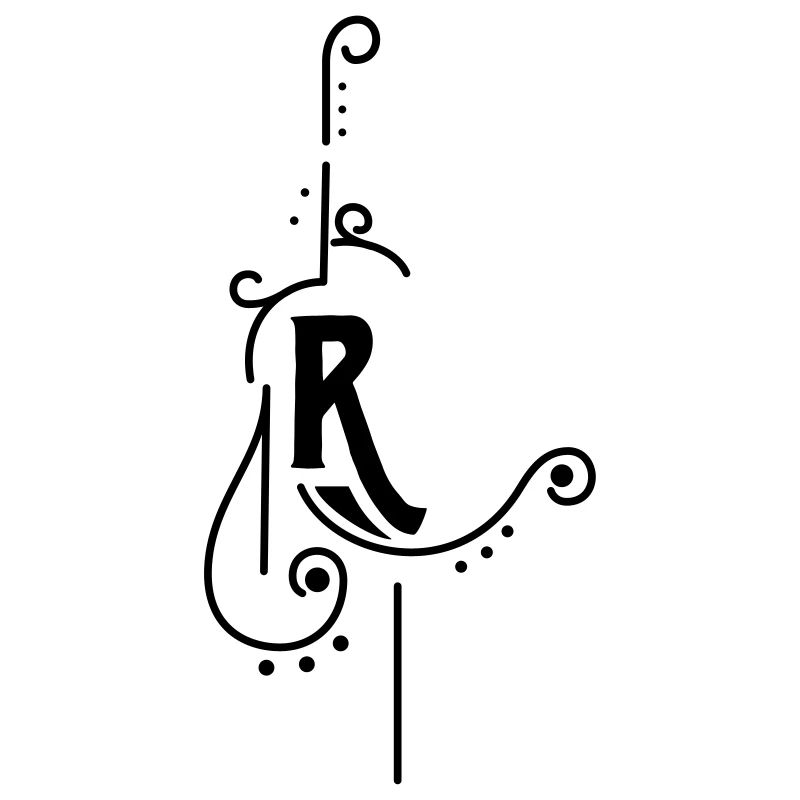 Buchstabendesign R