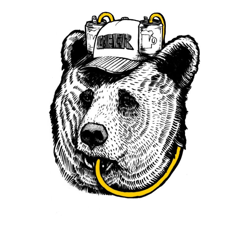Beer drinking Bear