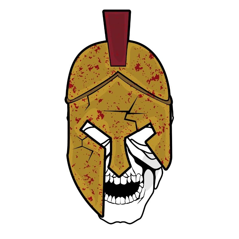 Gladiator with helmet