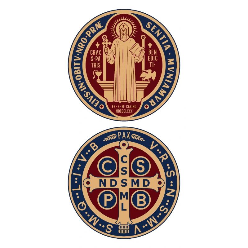 Médaille de saint Benoît de Nursie
