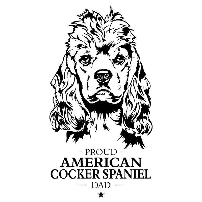 Cocker américain Spaniel papa chiens Wilsigns