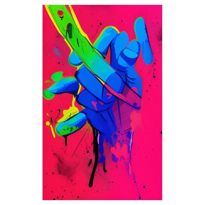 Bunte Finger
