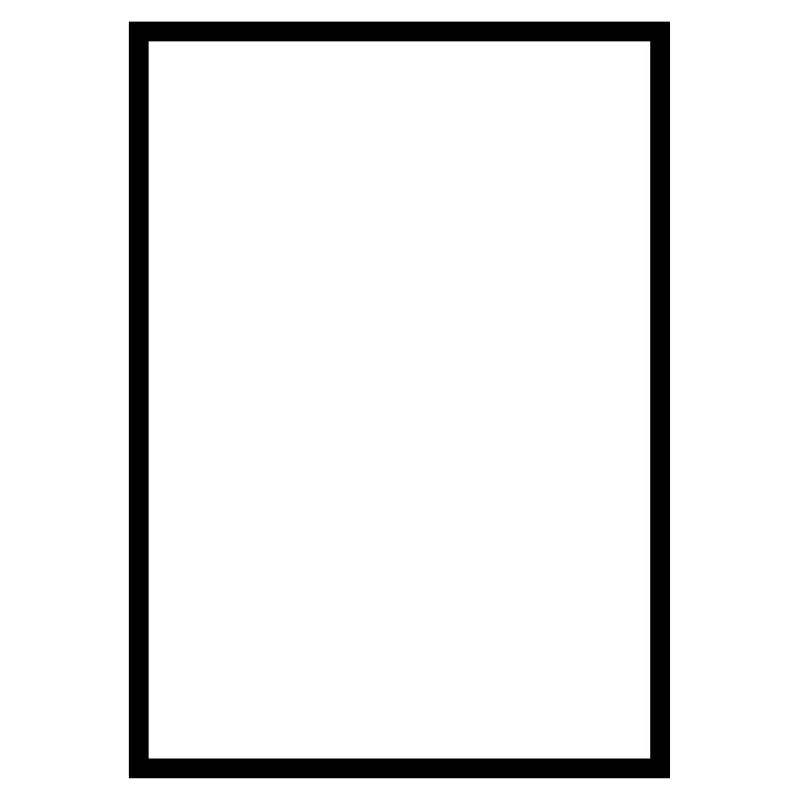 Mathématiques - icône rectangle