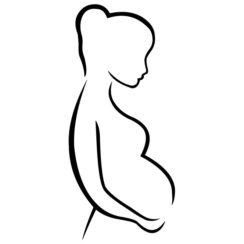 Schwangere outline