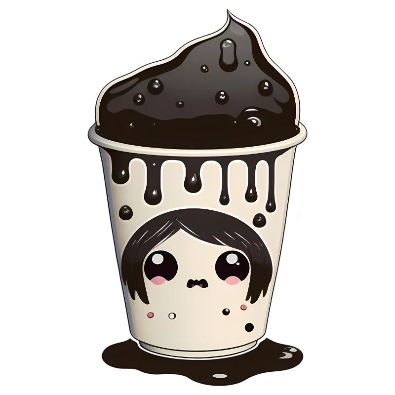 Tasse à café gothique - Kawaii