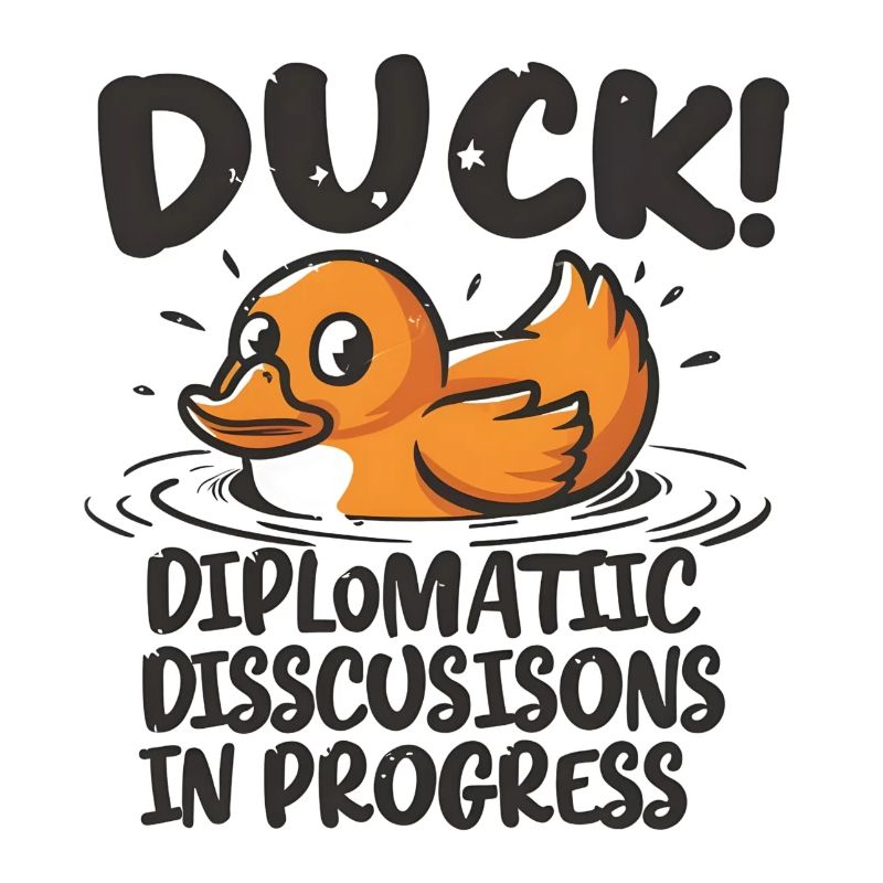 Duck! Diplomatic discussions in progress