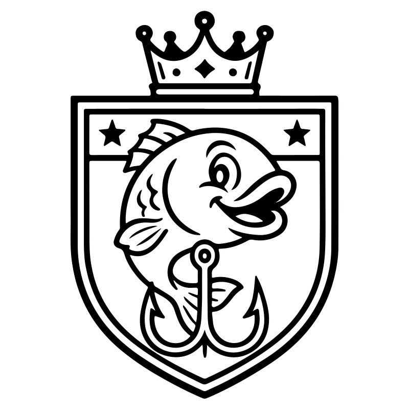 Logo de pêche au poisson