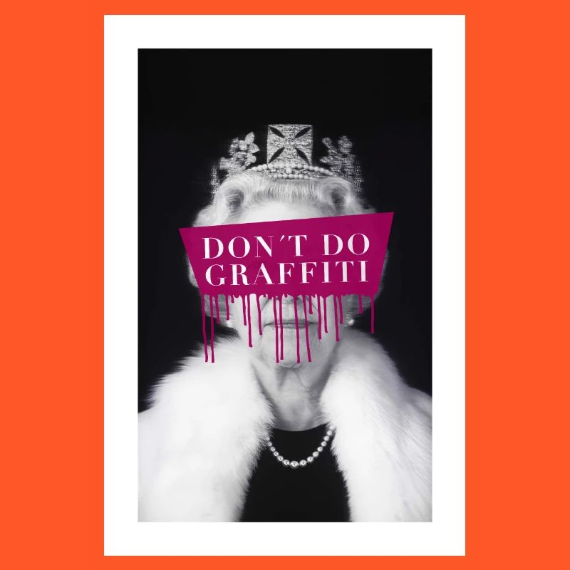 don’t do graffiti poster