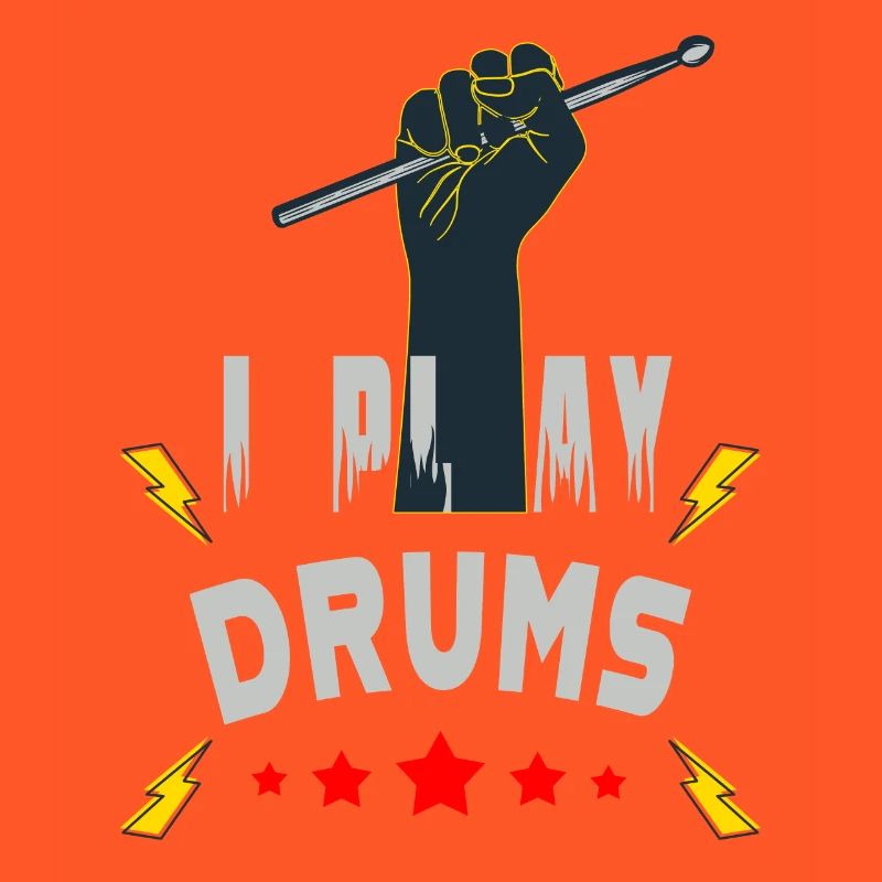 I play drums