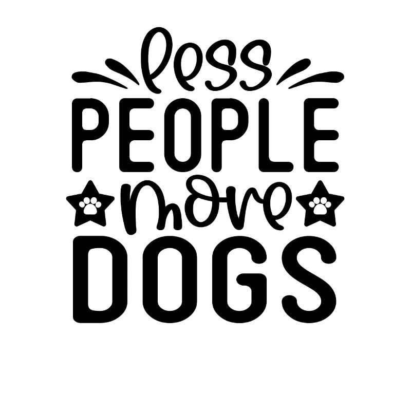 Moins de gens plus de chiens