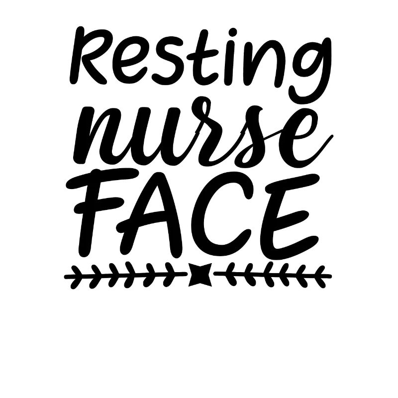 Visage d’infirmière au repos