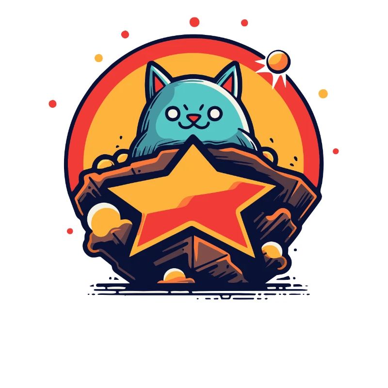 Chat courageux et audacieux