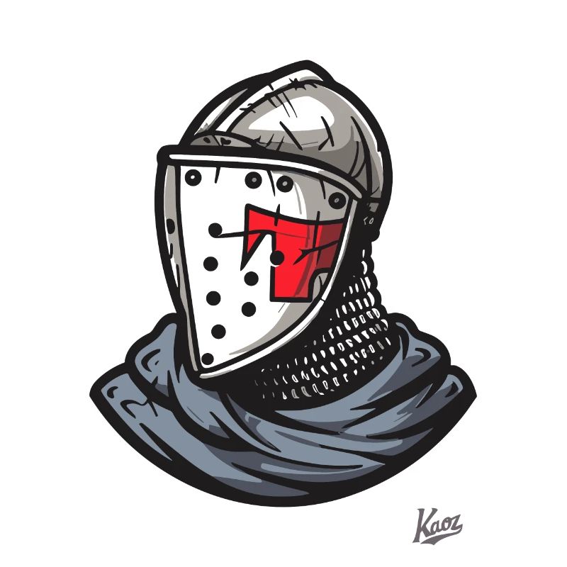 Casque médiéval chevaliers bretons