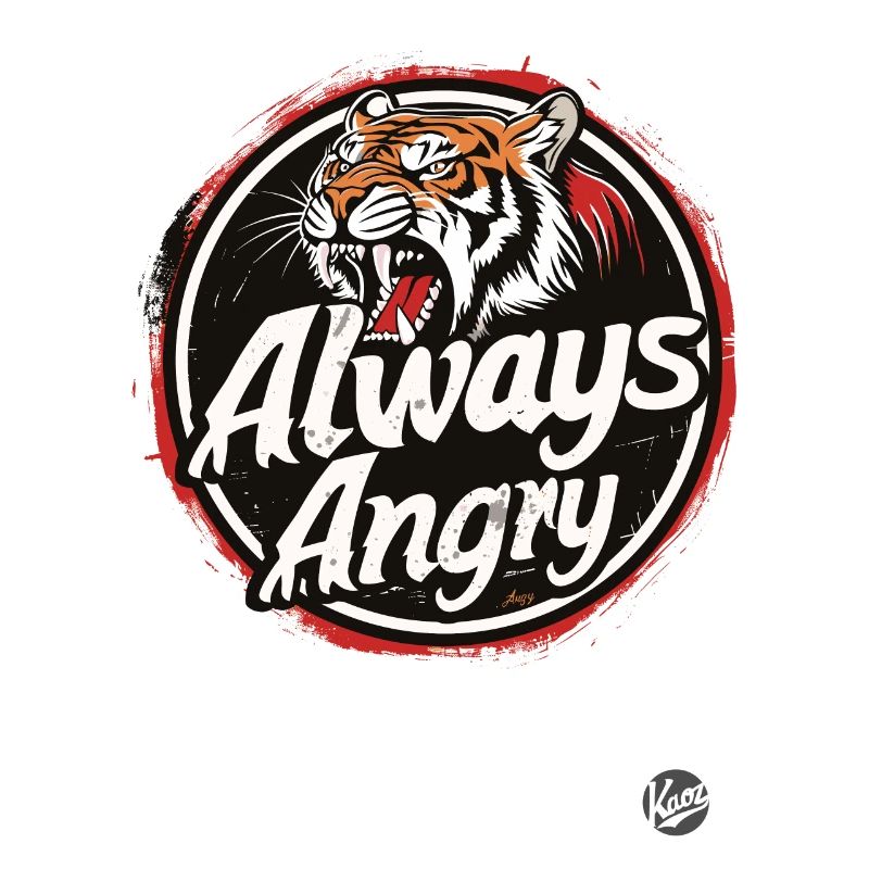 Tiger always angry