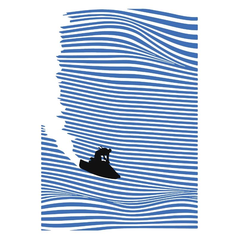 Jet ski wave