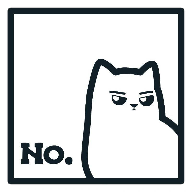 Chat « Non. »
