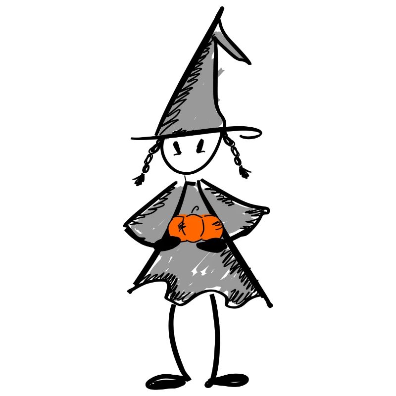 Sorcière citrouille