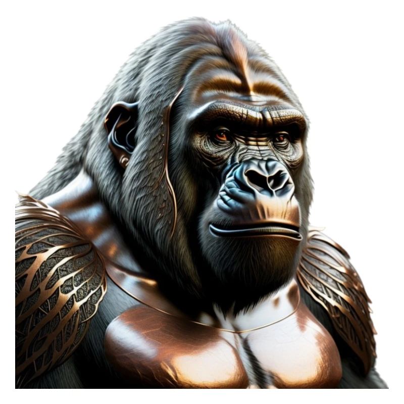 Le gorille de bronze