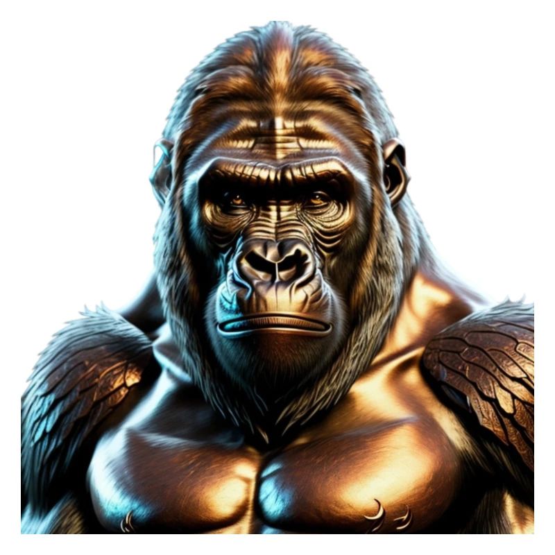 Le gorille de bronze