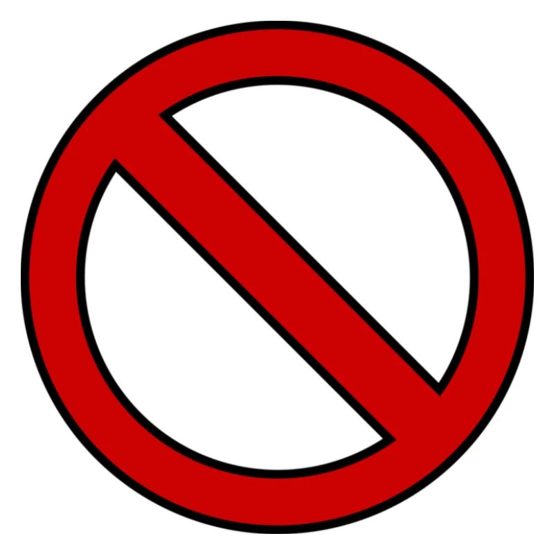 Prohibited signboard gift idea