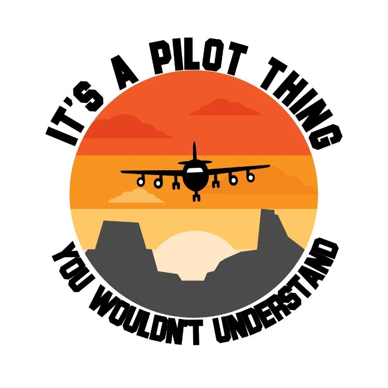 Pilot Air Force Flying Airline Copilot Gift