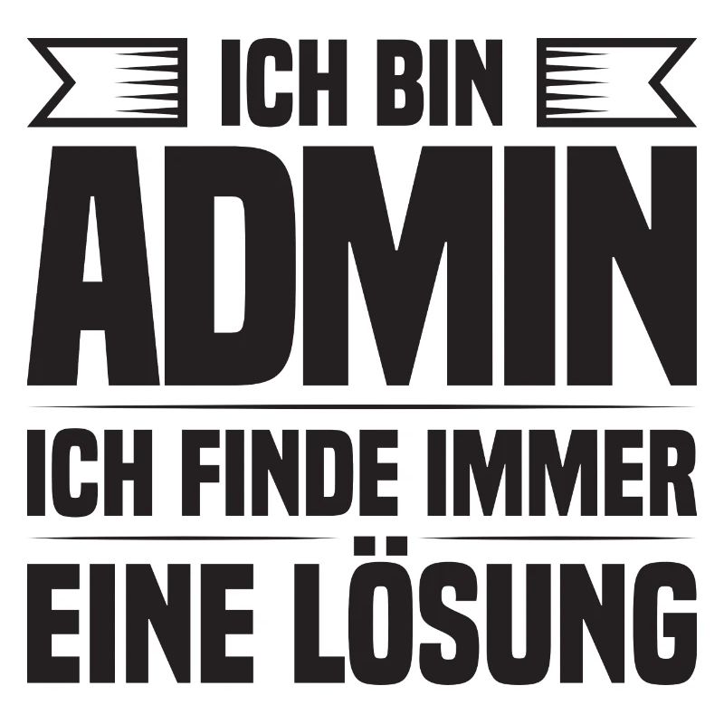 Administrator IT-ler Support Lösung Sysadmin Admin