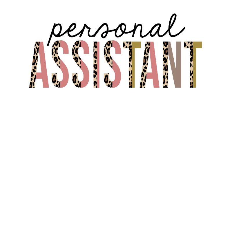 Personal Assistant Leopard Print Funny