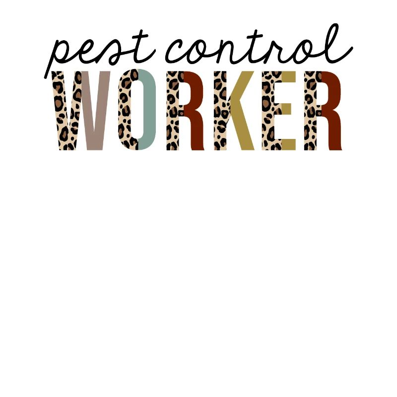 Schädlingsbekämpfungsarbeiter Leopardenprint lustig