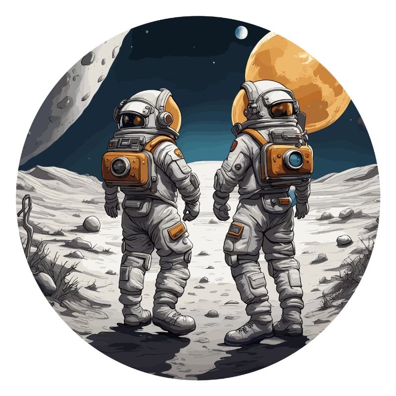 Astronaute / Espace / Vaisseau spatial / Lune / Espace