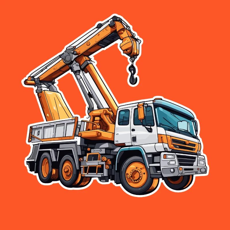 Crane / construction site / winch / crane system