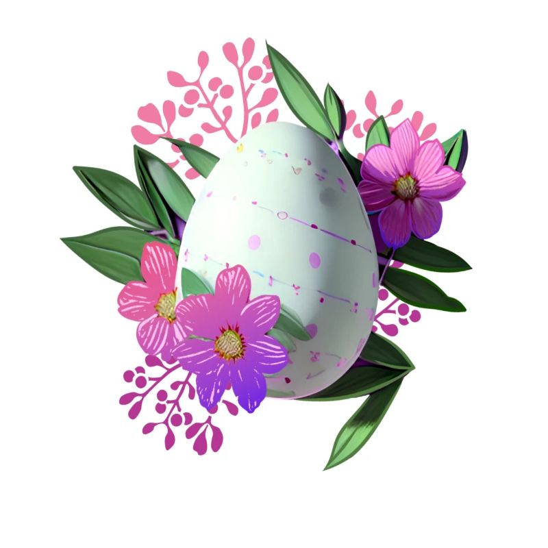 Fleurs Easter Egg Floral